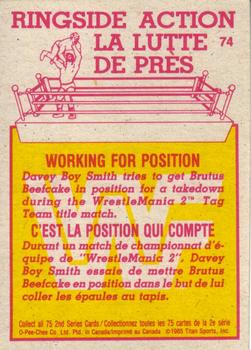 1985 O-Pee-Chee WWF Pro Wrestling Stars Series 2 #74 Working for Position Back