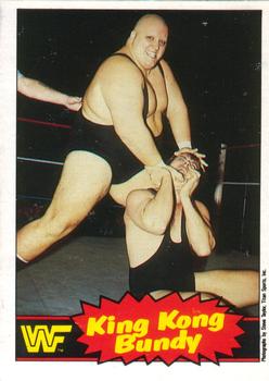 1985 O-Pee-Chee WWF Pro Wrestling Stars Series 2 #7 King Kong Bundy Front