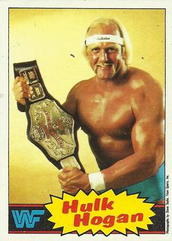 1985 Topps WWF Pro Wrestling Stars #1 Hulk Hogan Front
