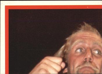 1985 Topps WWF Pro Wrestling Stars - Stickers #9 Hulk Hogan Back