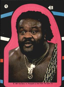 1985 Topps WWF Pro Wrestling Stars - Stickers #10 Junkyard Dog Front