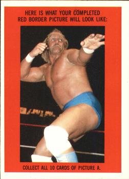 1985 Topps WWF Pro Wrestling Stars - Stickers #11 Hulk Hogan Back