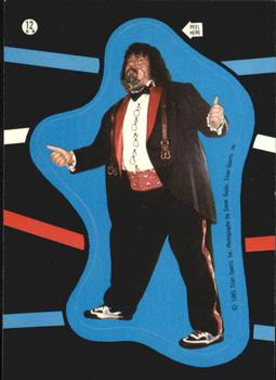 1985 Topps WWF Pro Wrestling Stars - Stickers #12 Captain Lou Albano Front