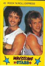 1986 Monty Gum Wrestling Stars #43 Rock 'N Roll Express Front