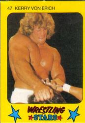 1986 Monty Gum Wrestling Stars #47 Kerry Von Erich Front