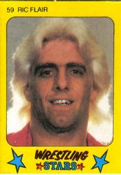 1986 Monty Gum Wrestling Stars #59 Ric Flair Front