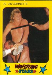 1986 Monty Gum Wrestling Stars #72 Jim Cornette Front