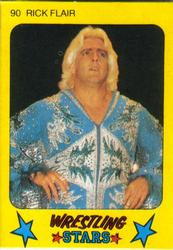 1986 Monty Gum Wrestling Stars #90 Ric Flair Front