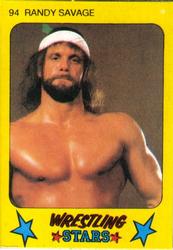 1986 Monty Gum Wrestling Stars #94 Randy Savage Front