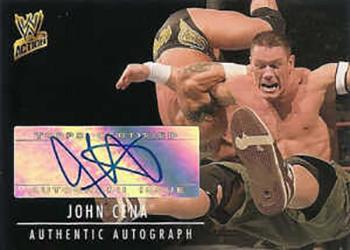 2007 Topps Action WWE - Autographs #NNO John Cena Front