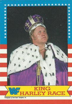 1987 Topps WWF #10 King Harley Race  Front