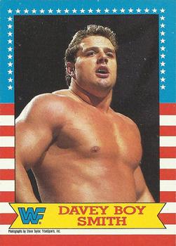 1987 Topps WWF #19 Davey Boy Smith  Front