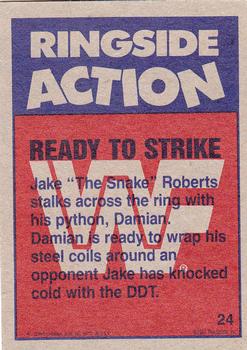 1987 Topps WWF #24 Ready to Strike Back