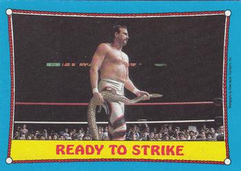 1987 Topps WWF #24 Ready to Strike Front