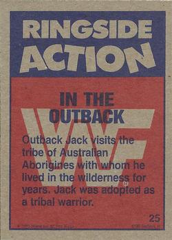 1987 Topps WWF #25 In the Outback Back