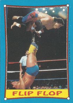 1987 Topps WWF #29 Flip Flop Front