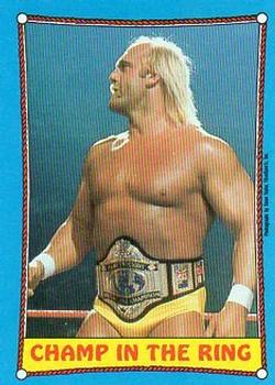 1987 Topps WWF #37 Champ in the Ring Front