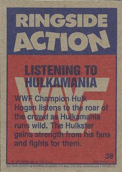 1987 Topps WWF #38 Listening to Hulkamania Back