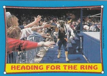 1987 Topps WWF #39 Heading for the Ring Front