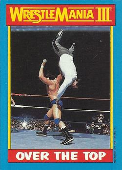 1987 Topps WWF #53 Over the Top Front