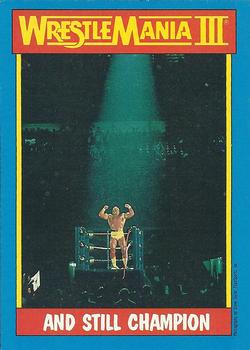 1987 Topps WWF #56 And Still Champion Front