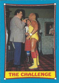1987 Topps WWF #58 Andre the Giant / Hulk Hogan  Front