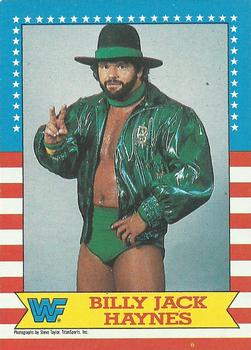 1987 Topps WWF #8 Billy Jack Haynes  Front