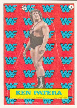 1987 Topps WWF - Stickers #18 Ken Patera  Front