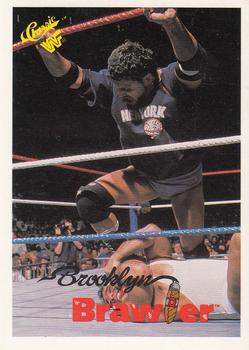 1990 Classic WWF #100 Brooklyn Brawler Front
