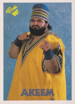 1990 Classic WWF #25 Akeem Front