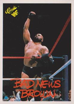 1990 Classic WWF #26 Bad News Brown Front
