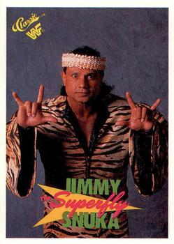 1990 Classic WWF #14 Superfly Jimmy Snuka Front