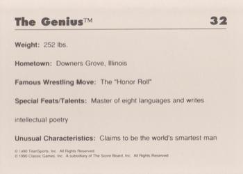 1990 Classic WWF #32 The Genius Back
