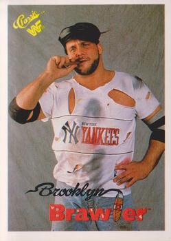 1990 Classic WWF #50 Brooklyn Brawler Front
