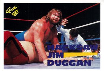 1990 Classic WWF #65 Hacksaw Jim Duggan Front