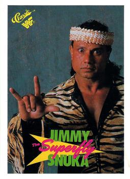1990 Classic WWF #69 Superfly Jimmy Snuka Front