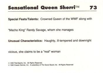 1990 Classic WWF #73 Sensational Queen Sherri Back