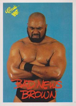 1990 Classic WWF #79 Bad News Brown Front