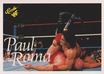 1990 Classic WWF #98 Paul Roma Front