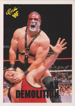 1990 Classic WWF #107 Demolition Front