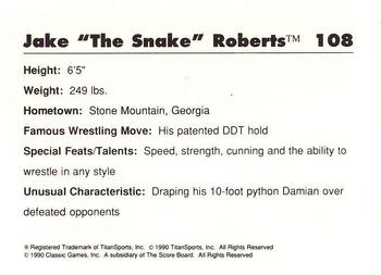 1990 Classic WWF #108 Jake 