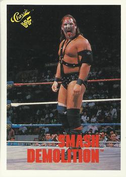1990 Classic WWF #128 Demolition Front