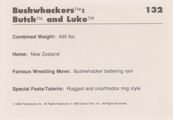 1990 Classic WWF #132 The Bushwhackers Back