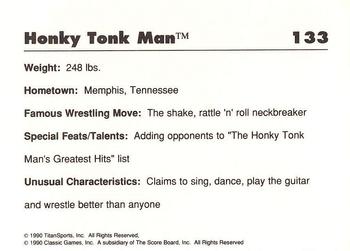 1990 Classic WWF #133 Honky Tonk Man Back