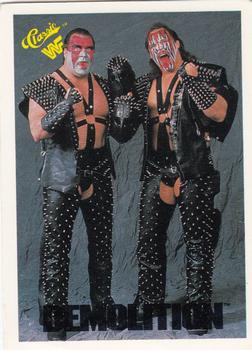 1990 Classic WWF #6 Demolition Front