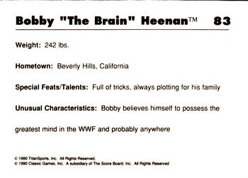 1990 Classic WWF #83 Bobby 