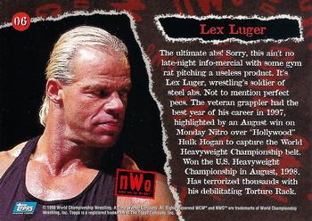 1998 Topps WCW/nWo #06 Lex Luger  Back