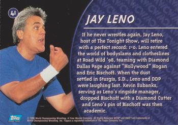 1998 Topps WCW/nWo #41 Jay Leno  Back
