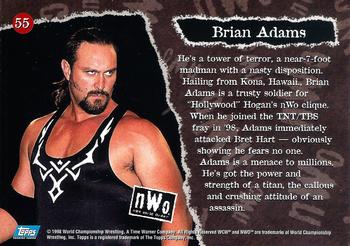 1998 Topps WCW/nWo #55 Brian Adams  Back