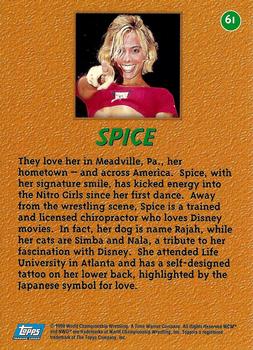1998 Topps WCW/nWo #61 Spice  Back